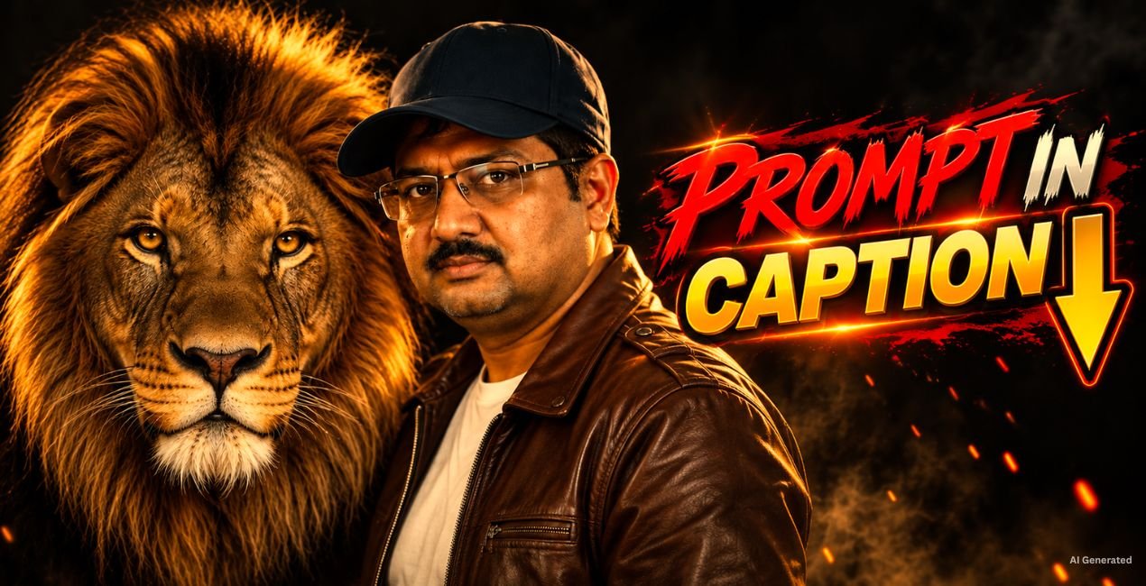 Lion vs Human Power Pose
