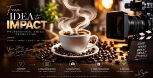 Shot-by-Shot Commercial Script & Prompts "From Coffee to Cinema Magic"