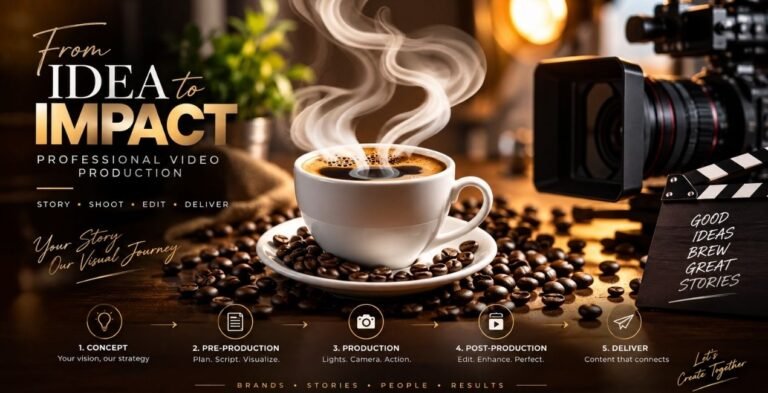 Shot-by-Shot Commercial Script & Prompts "From Coffee to Cinema Magic"