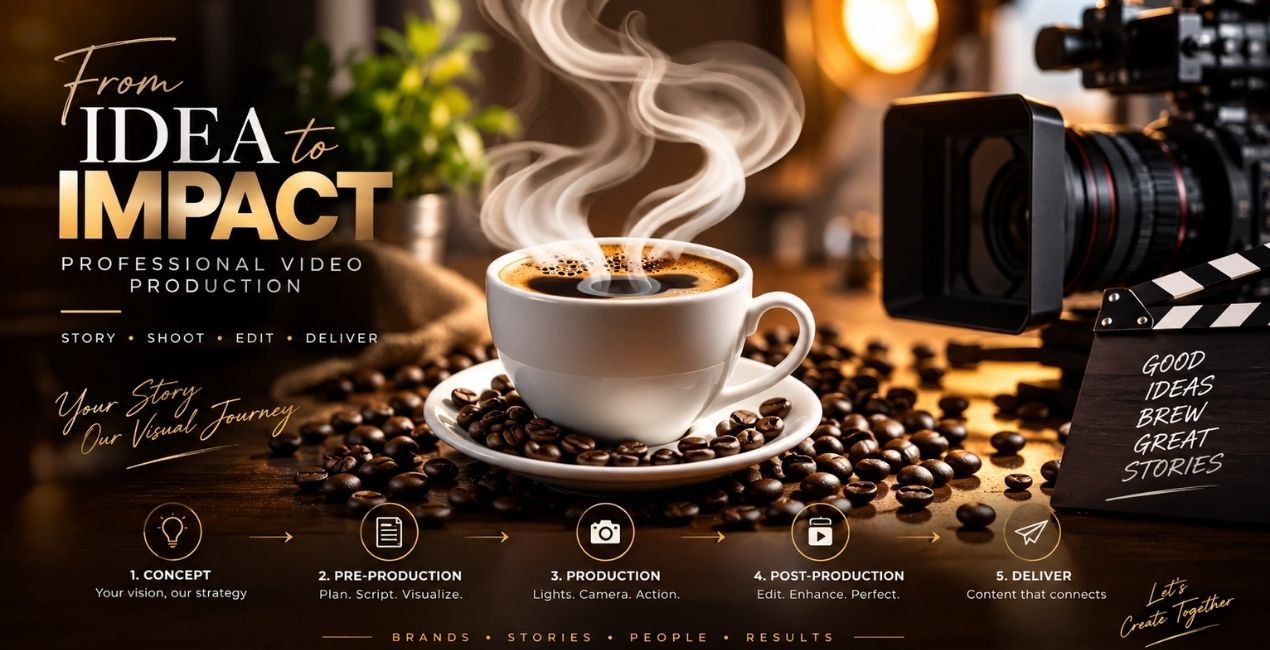 Shot-by-Shot Commercial Script & Prompts "From Coffee to Cinema Magic"
